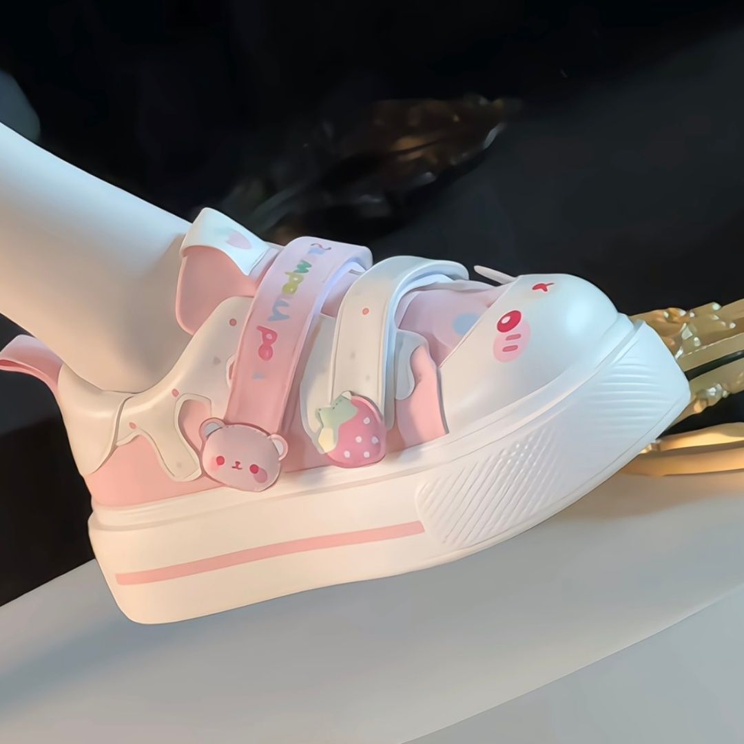 Women Shoes Store - 2026 Autumn New Cute Strawberry Bear