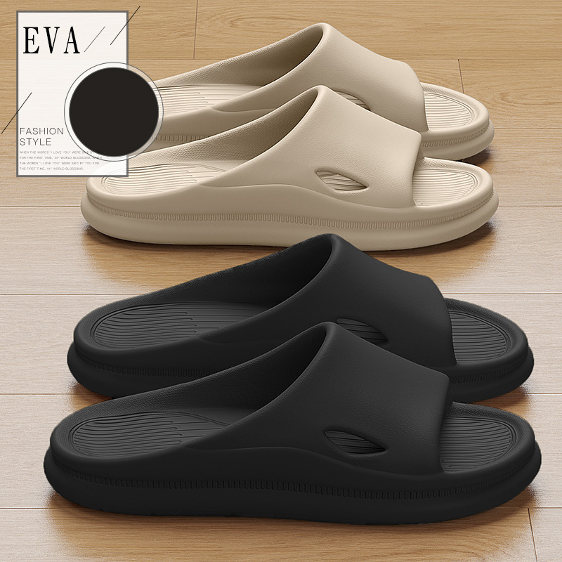 Mule Slip On - Silent Summer Slippers Breathable Bathroom Sandals