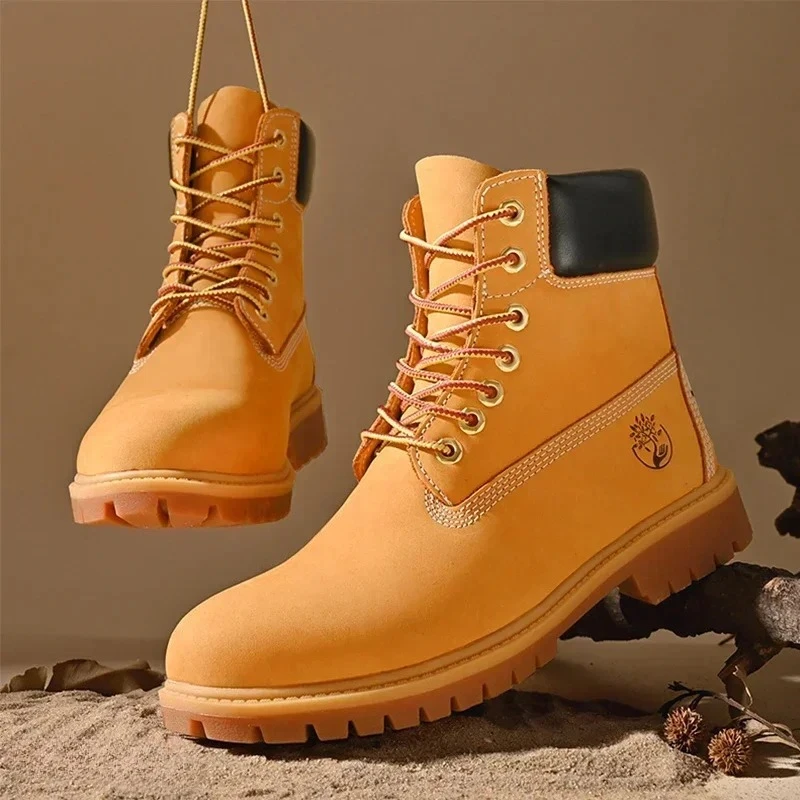 Suede Ankle Boot - Boots Men High Top Boots High