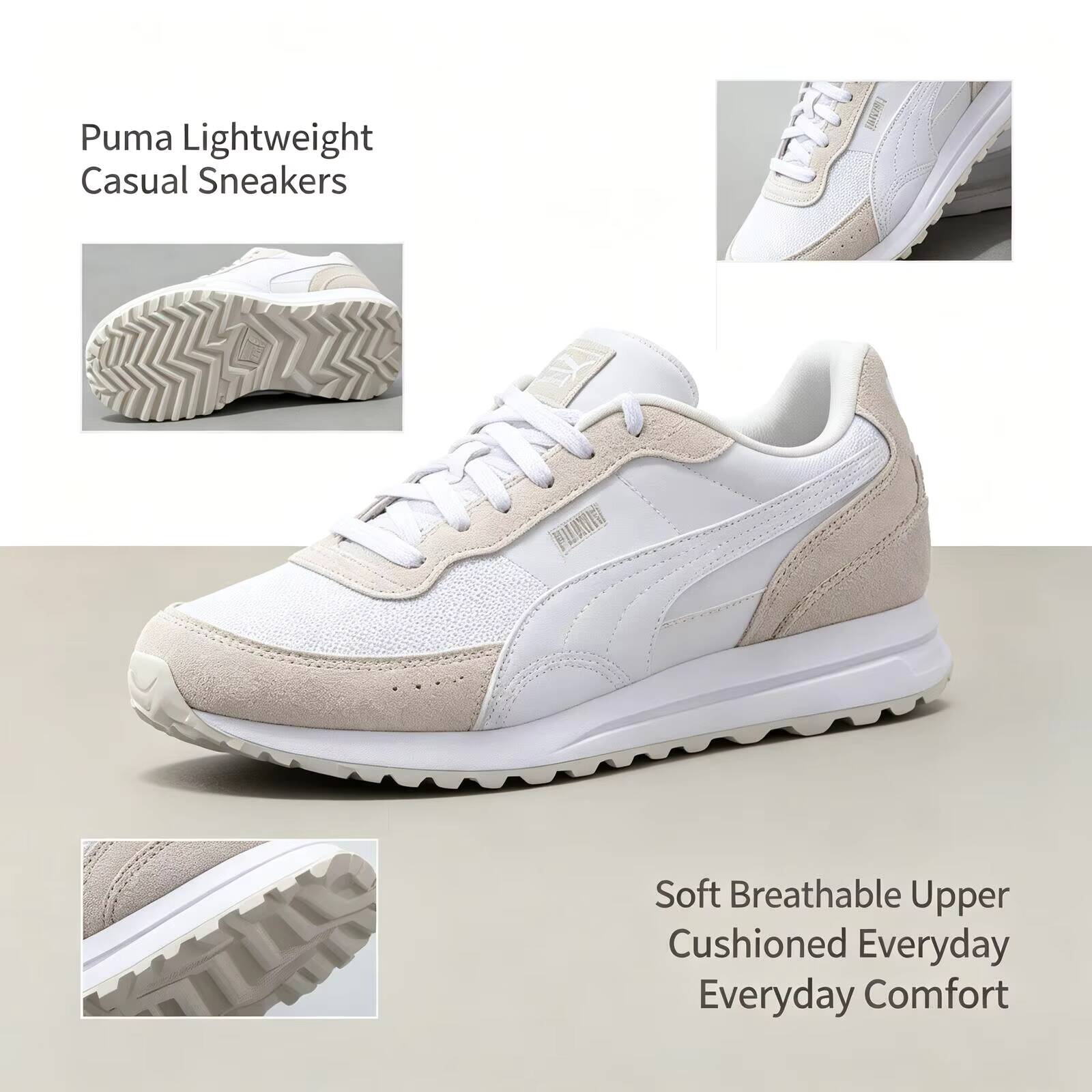 New Hot Puma White Lightweight - Women'S Shoes Puma Sneakers recension och pris