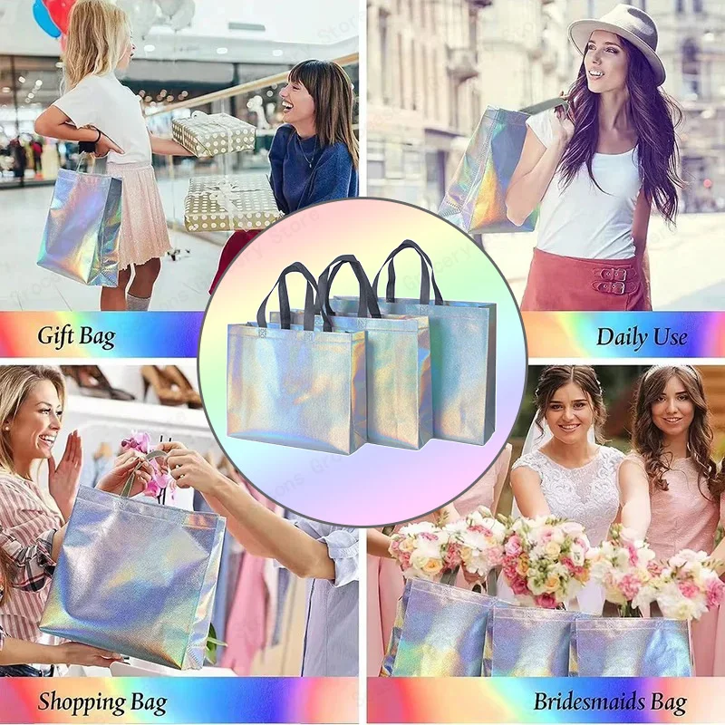 10/20PCS Holographic Non Woven - Women'S Shoes Back To School recension och pris