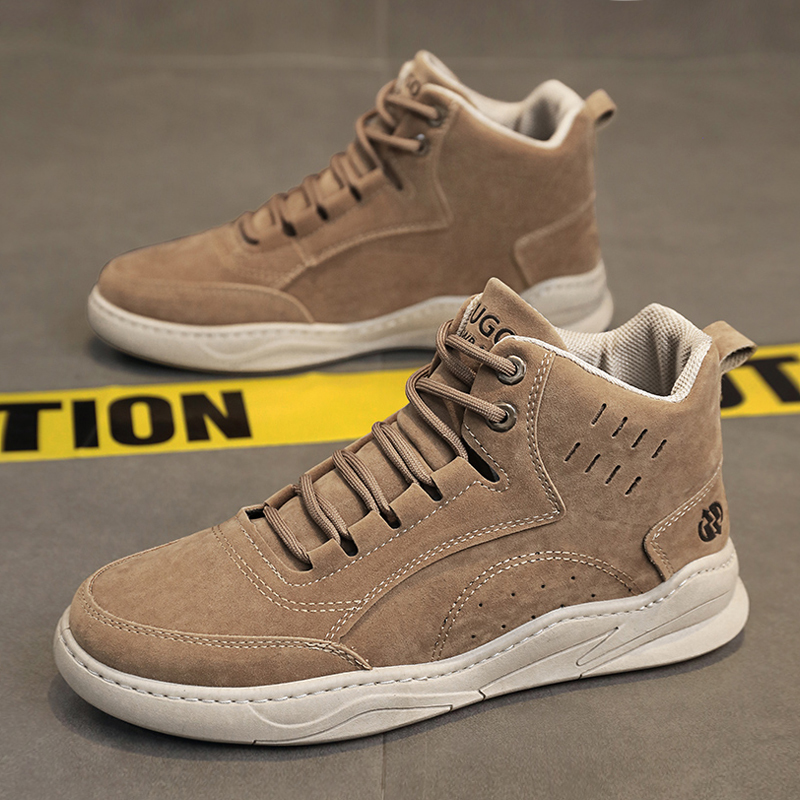 High Top Boots Men's Shoes Mot - Suede Ankle Boot recension och pris