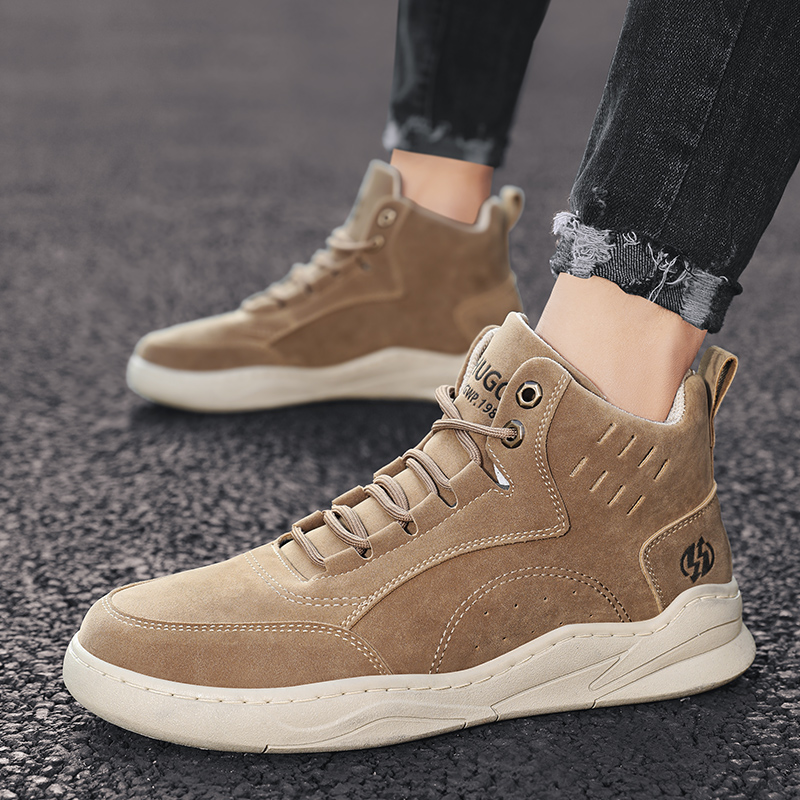 High Top Boots Men's Shoes Mot - Suede Ankle Boot recension och pris