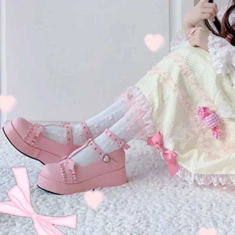 New Brand Girls Platform Wedge - Women Shoes Japanese Brand recension och pris