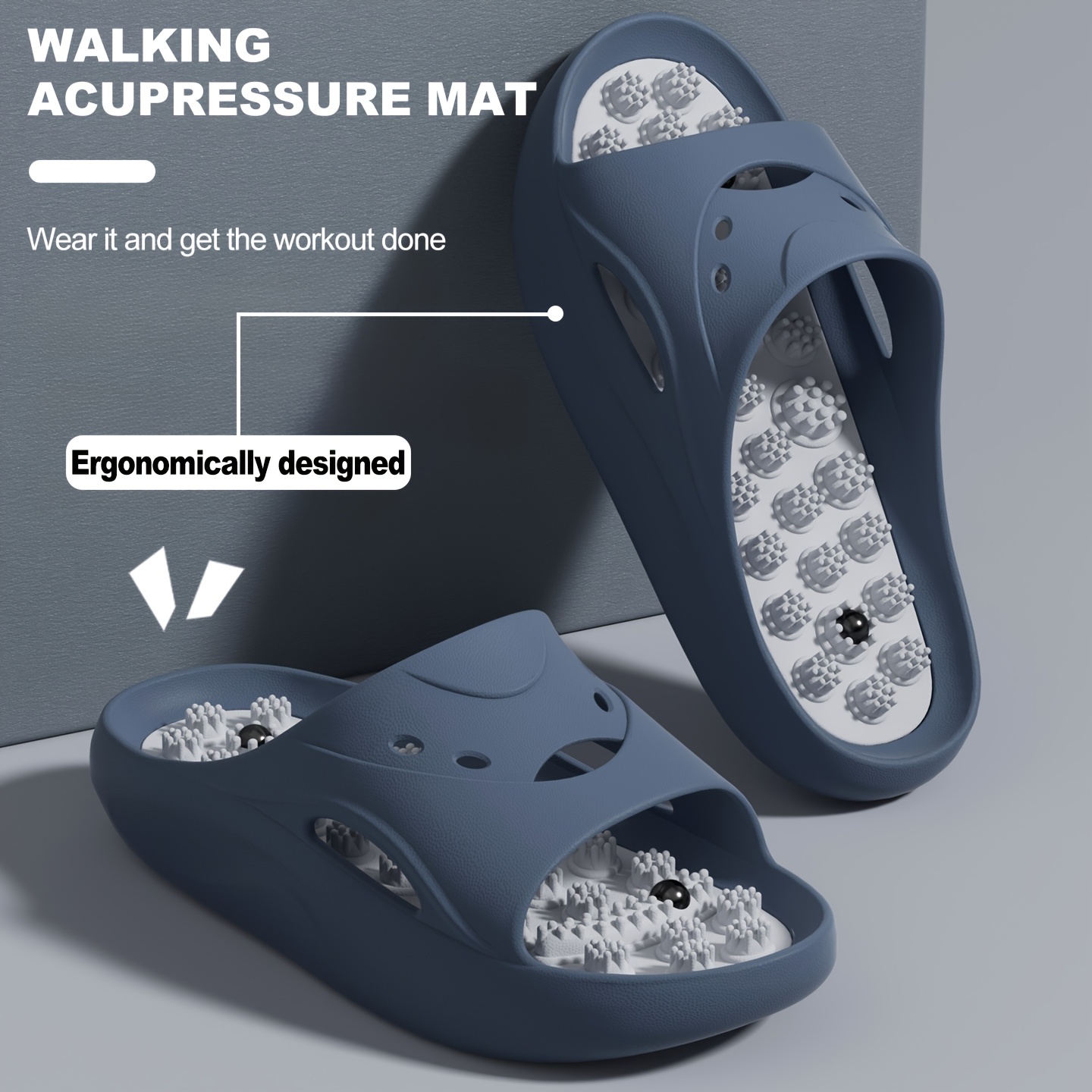 Women Men EVA Massage Slippers - Mule Slip On recension och pris