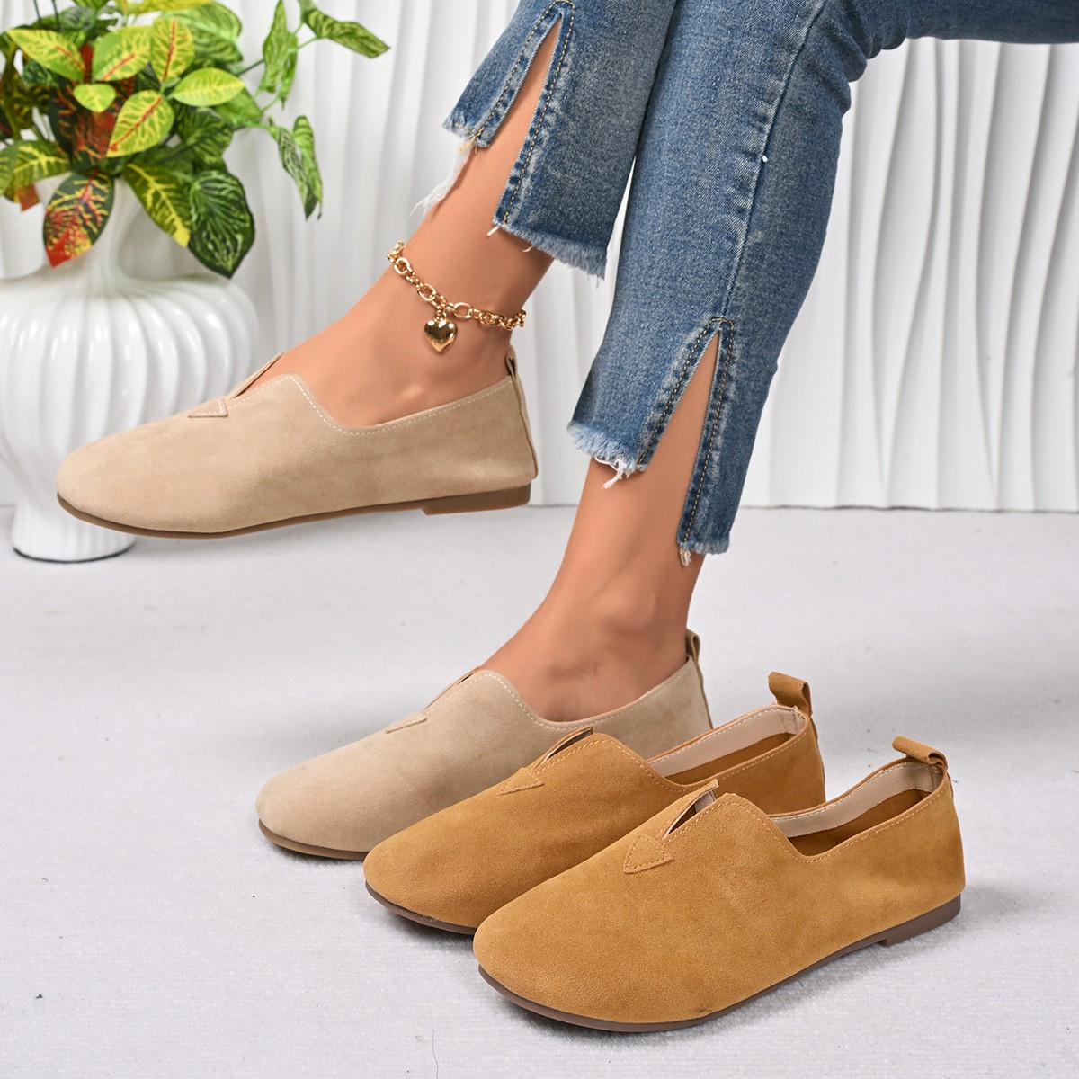 Women's Flat Shoes Slip-on Rou - Women Shoes Quick Delivery recension och pris