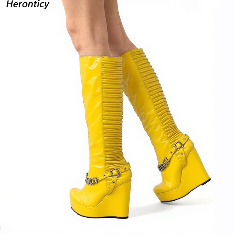 Heronticy Handmade Women Winte - Women'S Shoes Yellow recension och pris