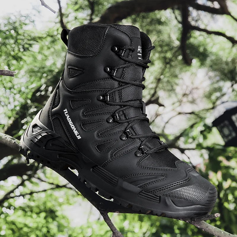Men's Outdoor Hiking Tactical  - Suede Ankle Boot recension och pris