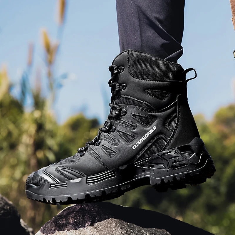 Men's Outdoor Hiking Tactical  - Suede Ankle Boot recension och pris