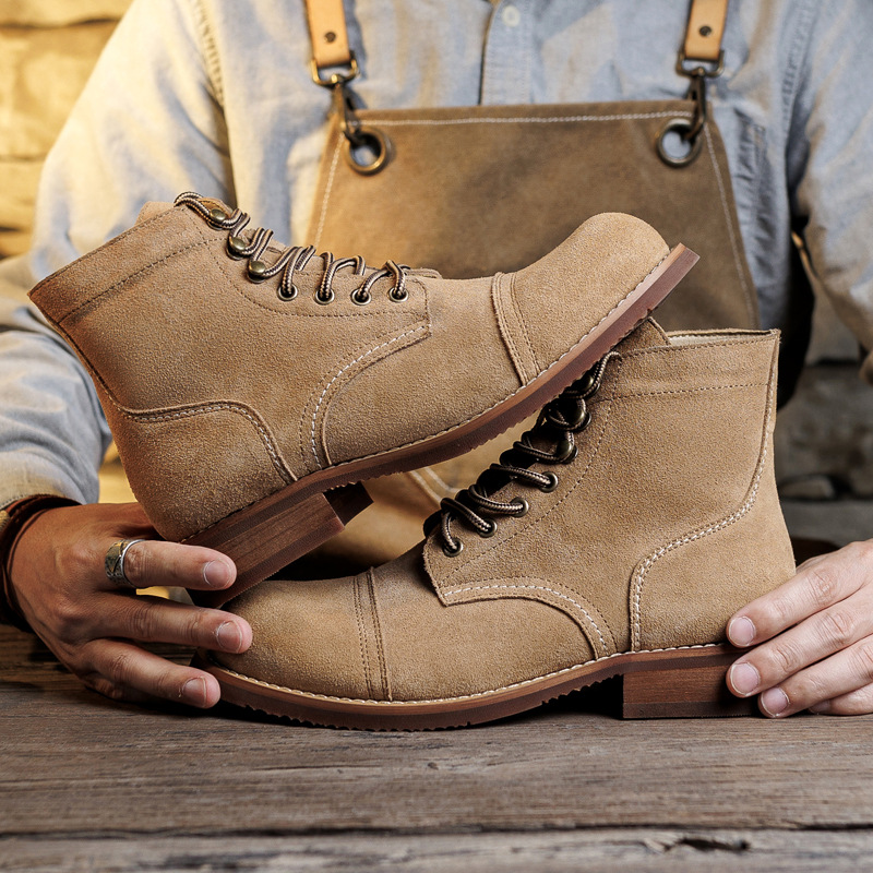 Suede Boot Goodyear-Welted Mot - Suede Ankle Boot recension och pris