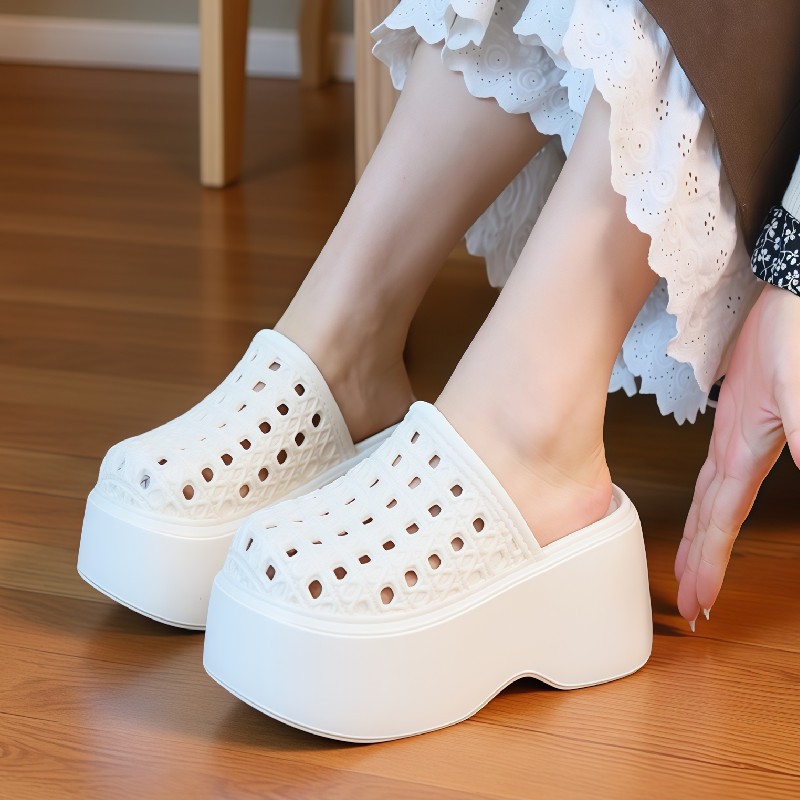 Chunky Thick Sole 7cm Platform - Mule Slip On recension och pris