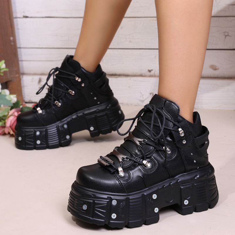New Women Shoes Punk Style Lac - Suede Ankle Boot recension och pris