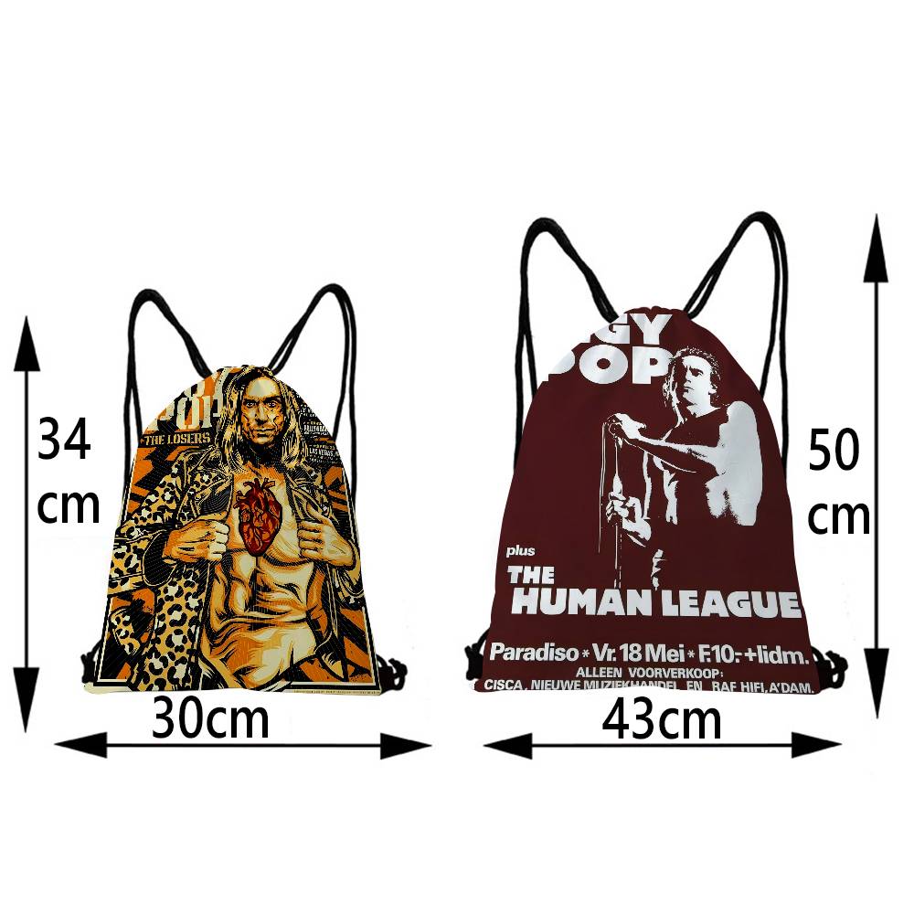 Iggy Pop Band Drawstring Bag G - Women'S Shoes Back To School recension och pris