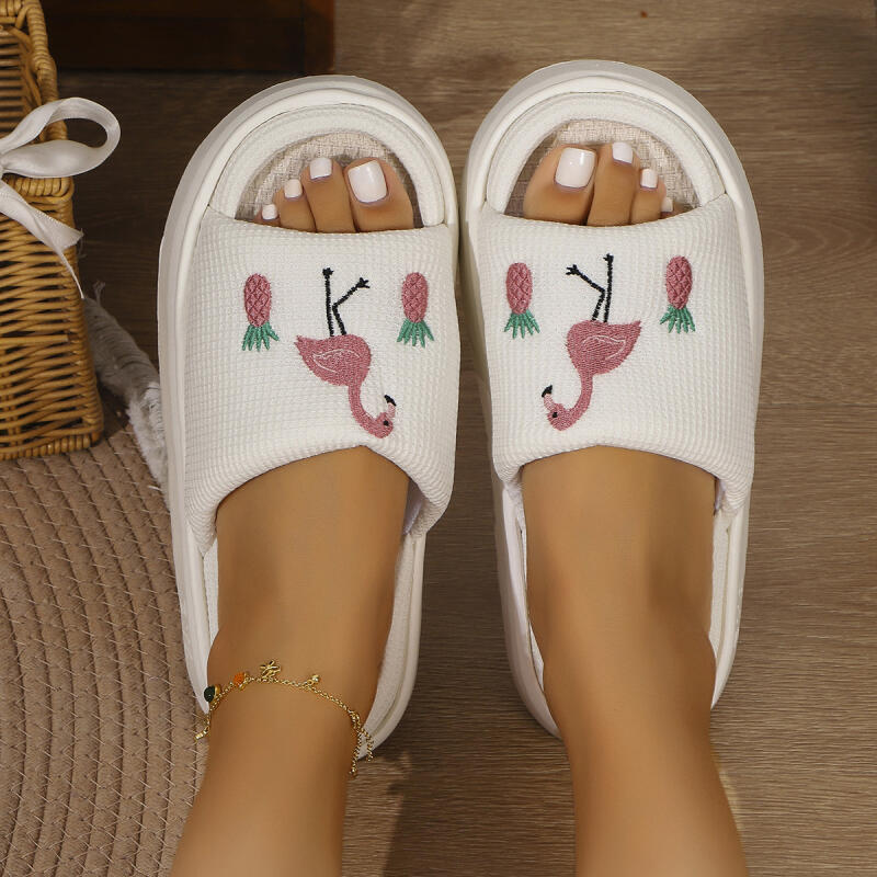 Flamingo Platform Women's Slip - Mule Slip On recension och pris