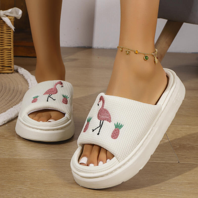 Flamingo Platform Women's Slip - Mule Slip On recension och pris
