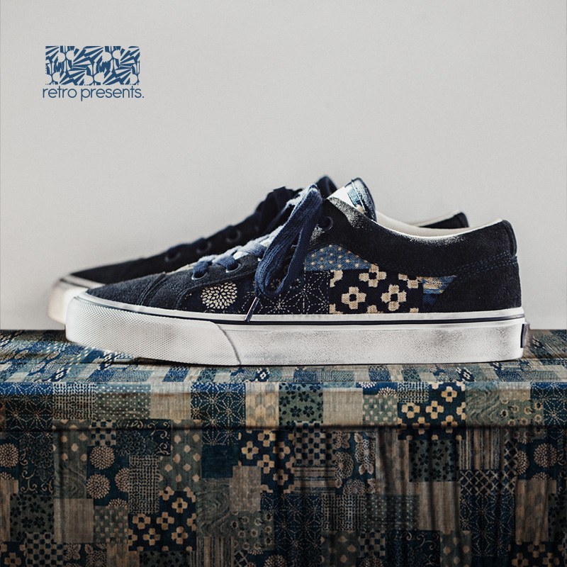 Maden Japanese Retro Printing  - Women Shoes Japanese Brand recension och pris