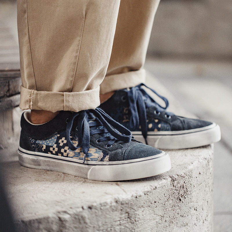 Maden Japanese Retro Printing  - Women Shoes Japanese Brand recension och pris