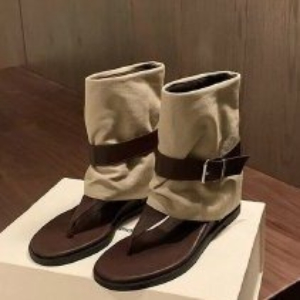 Vintage Color Block Toe Ring S - Suede Ankle Boot recension och pris