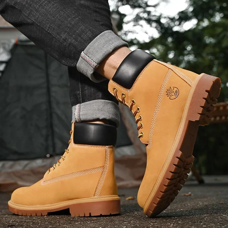 Boots Men High Top Boots High  - Suede Ankle Boot recension och pris