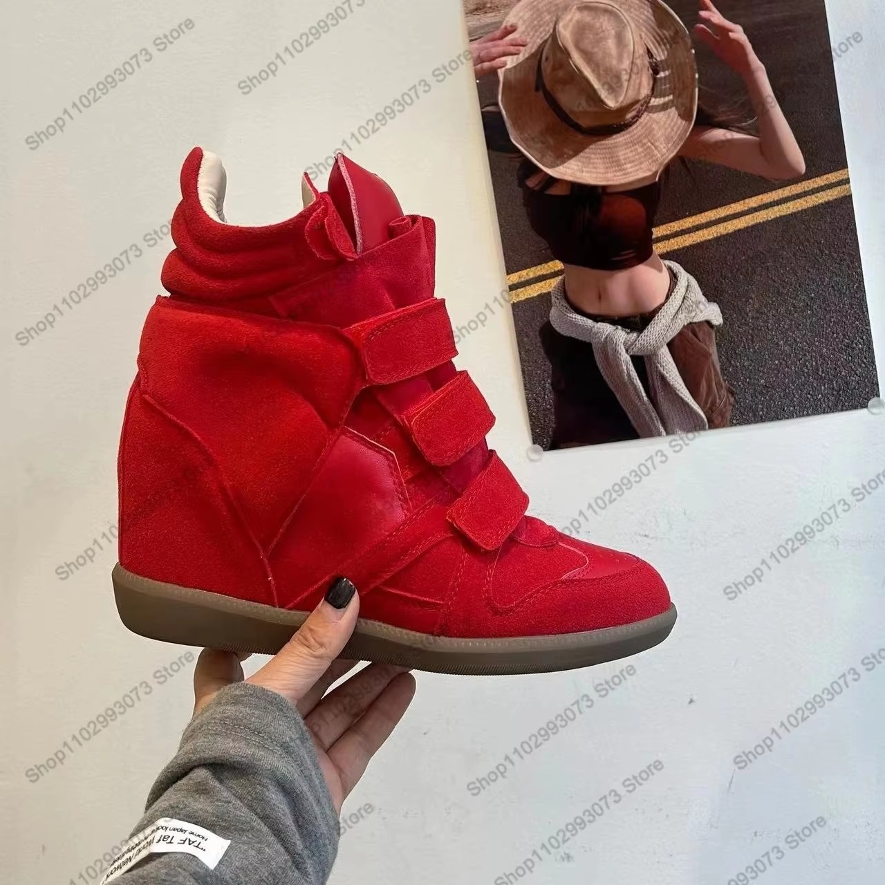 Women Hidden Wedge Heel High‑T - Women Shoes Store recension och pris